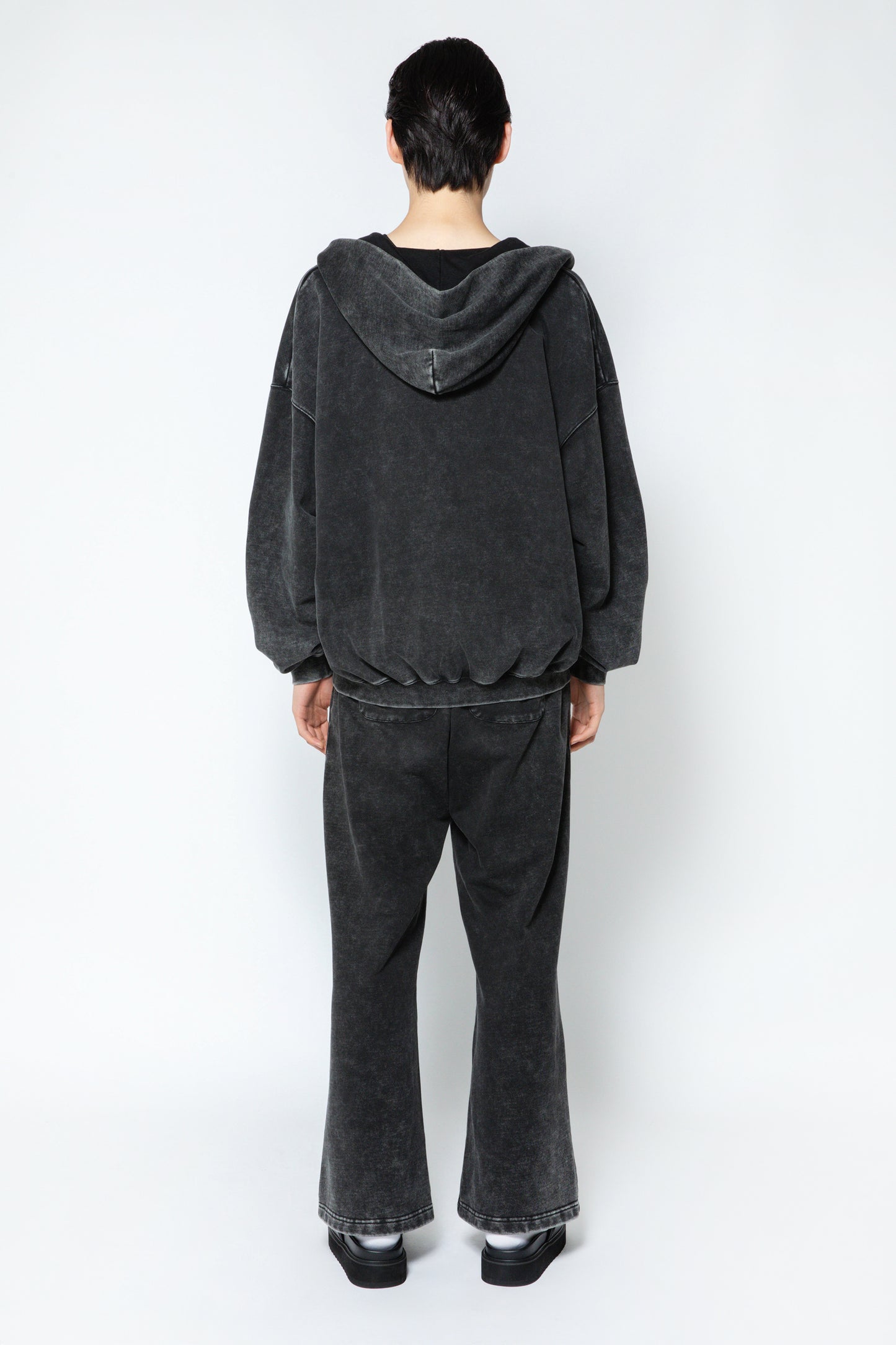 CDL Acid Wash Zip Hoodie