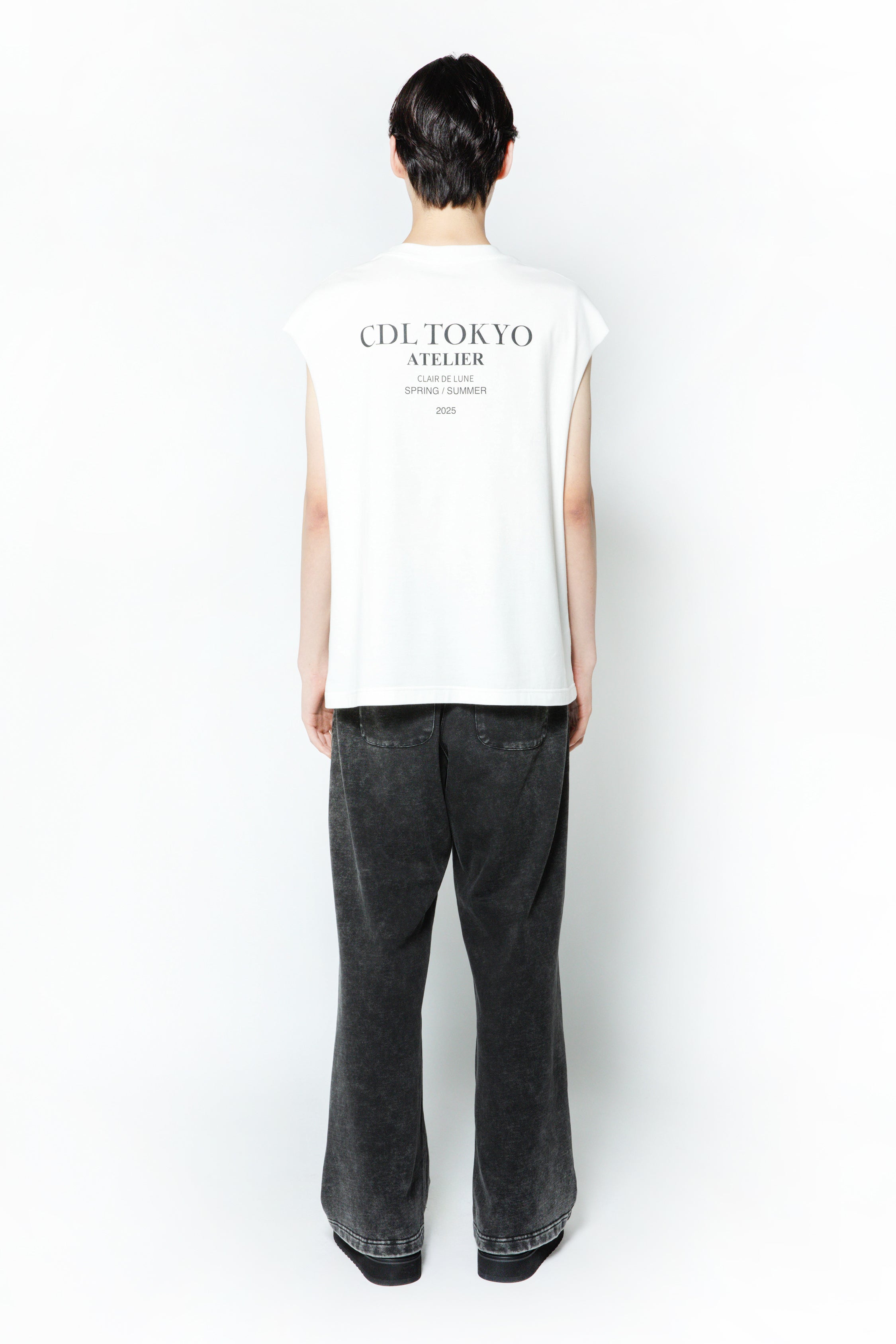 CDL Atelier Sleeveless Tee 白　L PRE-ORDER] CDL Atelier Sleeveless Tee – CDL TOKYO