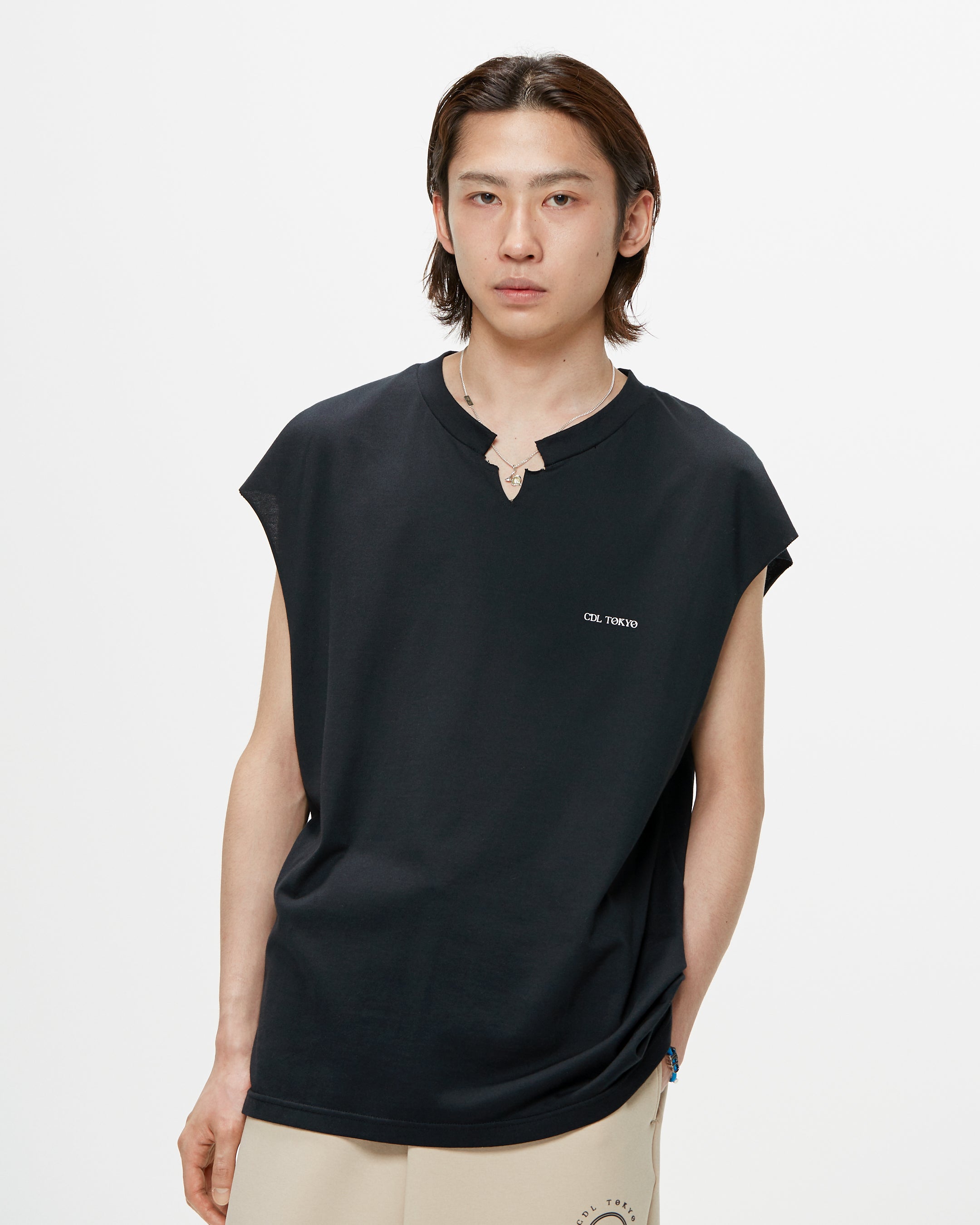 PRE-ORDER] CDL Cutting Sleeveless Tee – CDL TOKYO