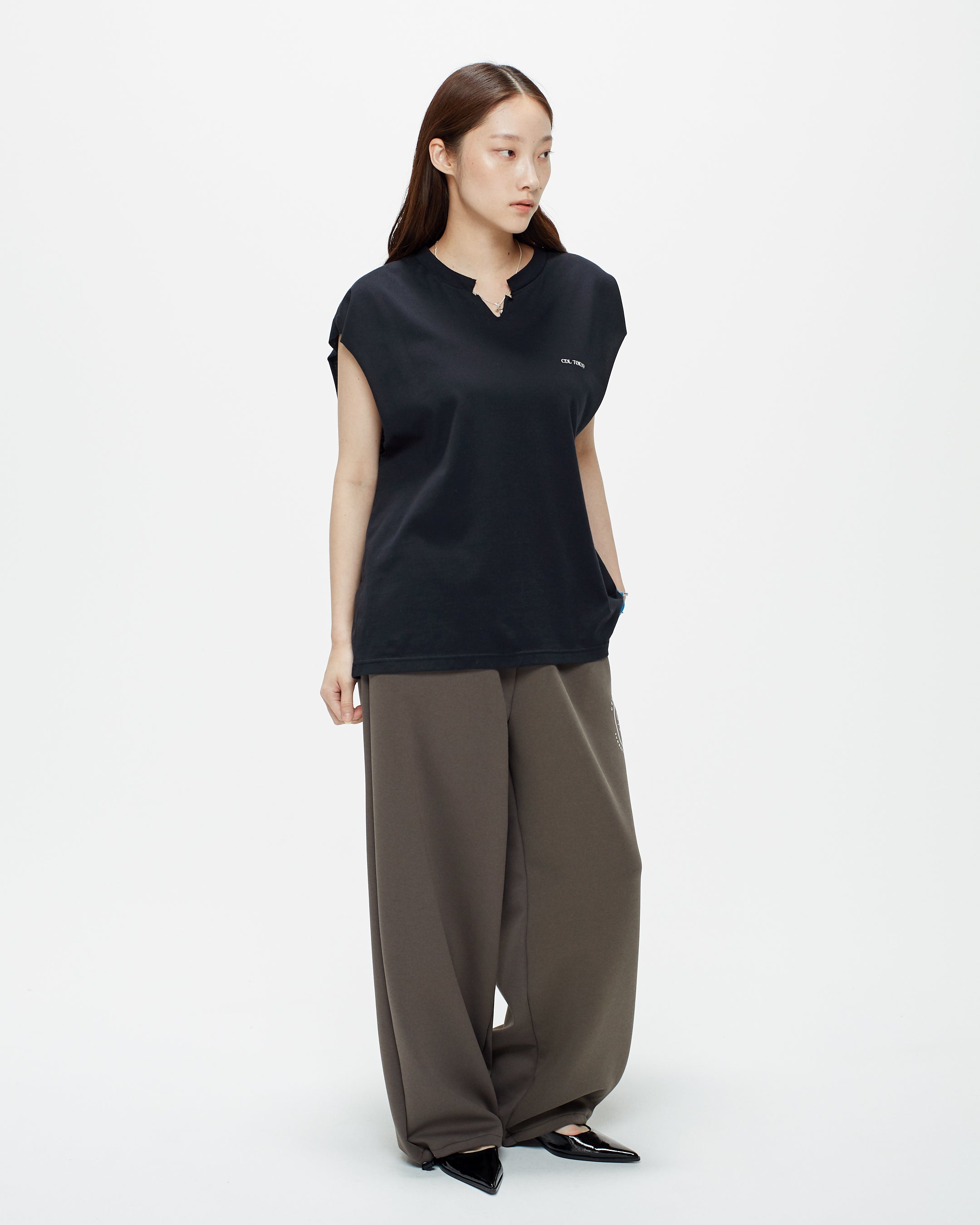 CDL Atelier Sleeveless Tee BLACK Lサイズ PRE-ORDER] CDL Cutting Sleeveless Tee – CDL TOKYO