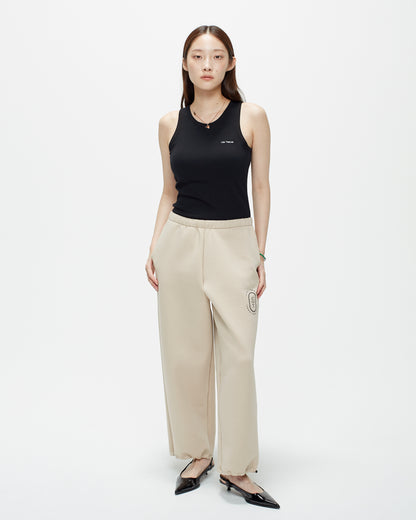 CDL Wide-Leg Jogger Pants