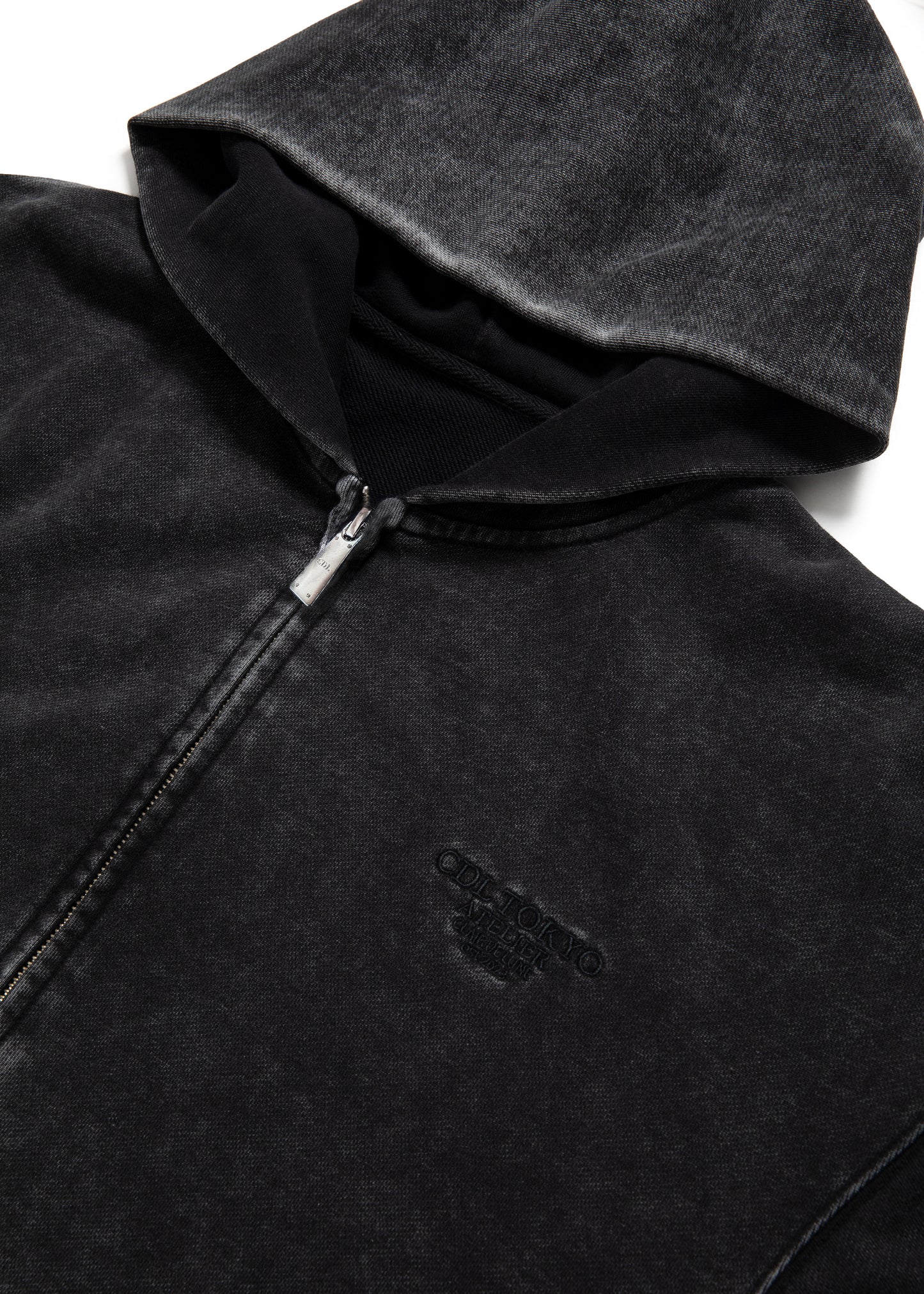 CDL Acid Wash Zip Hoodie