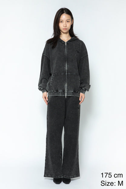 CDL Acid Wash Zip Hoodie