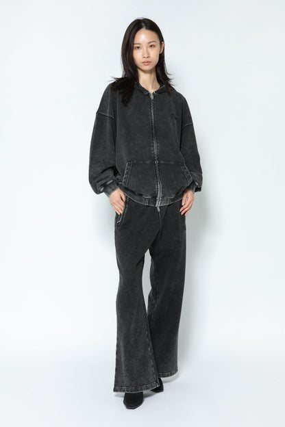 CDL Acid Wash Zip Hoodie