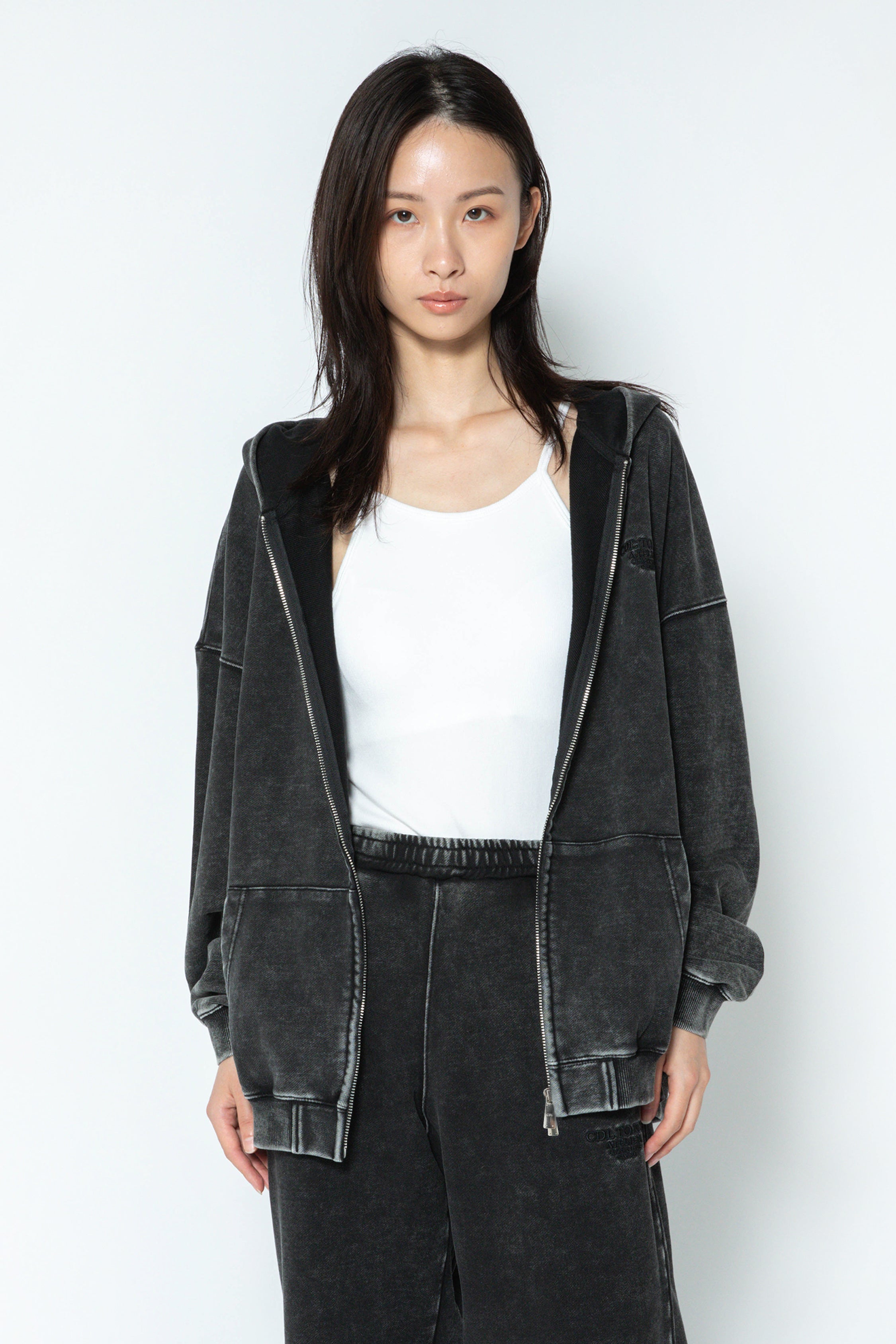トップス CDL TOKYOAcid Wash Zip Hoodie CDL TOKYO NEWS on X: 