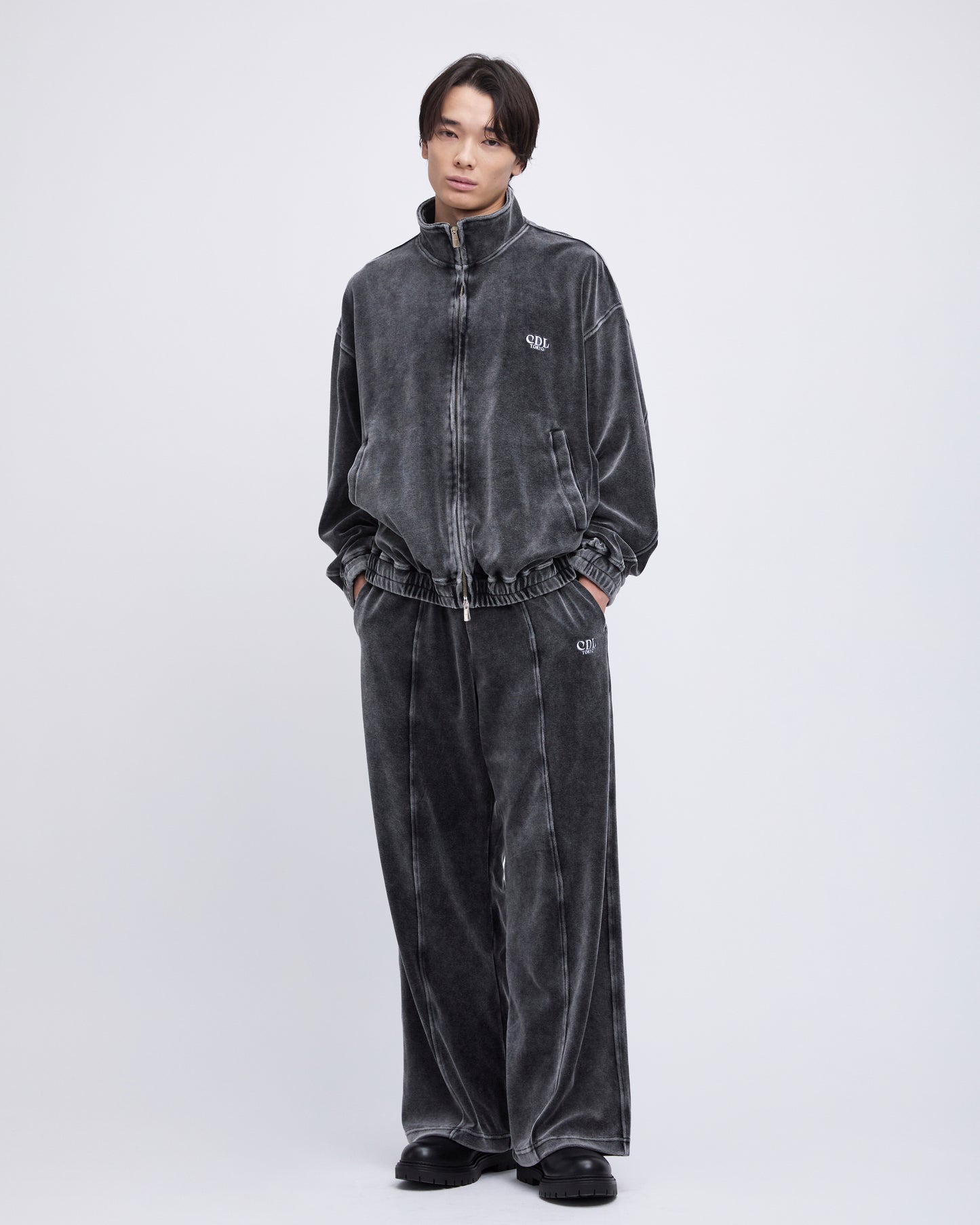 CDL Velour Track Pants
