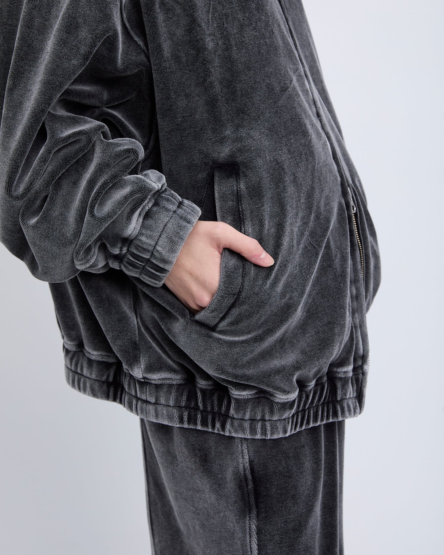 CDL Velour Track Jacket