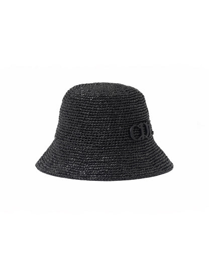 CDL Synthetic Raffia Bucket Hat
