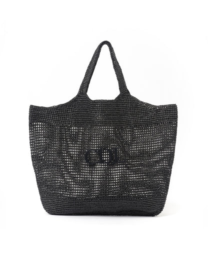 CDL Synthetic Raffia Tote Bag