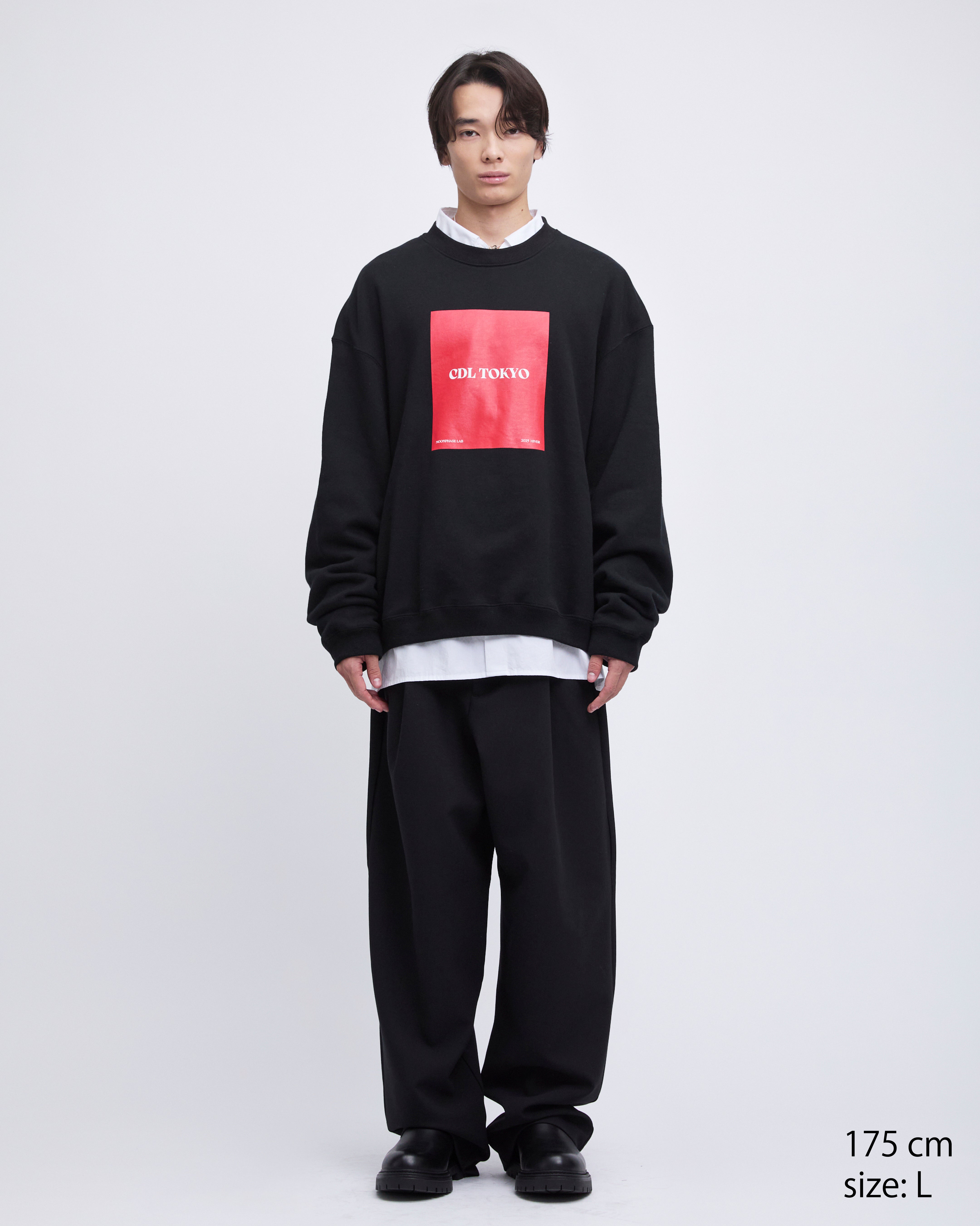 CDL Box Logo Sweatshirt ブラック Lサイズ CDL Box Logo Sweatshirt – CDL TOKYO