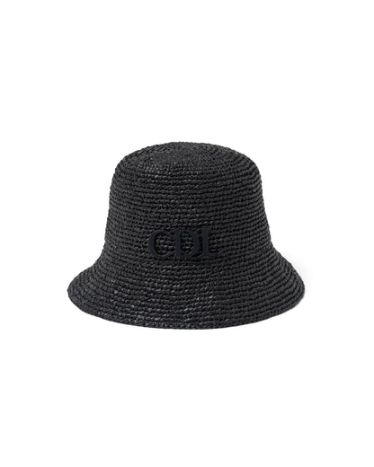 CDL Synthetic Raffia Bucket Hat