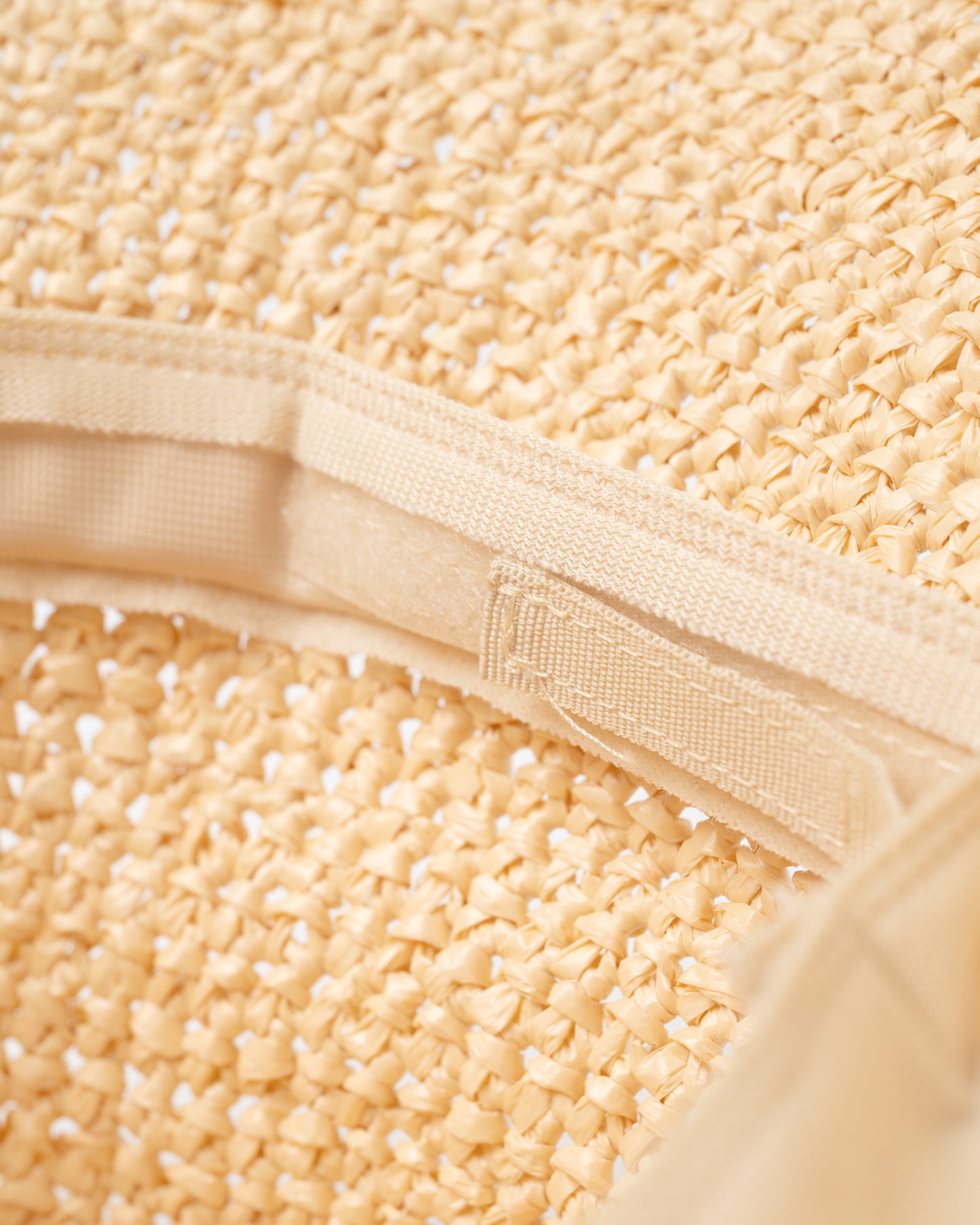 CDL Synthetic Raffia Bucket Hat