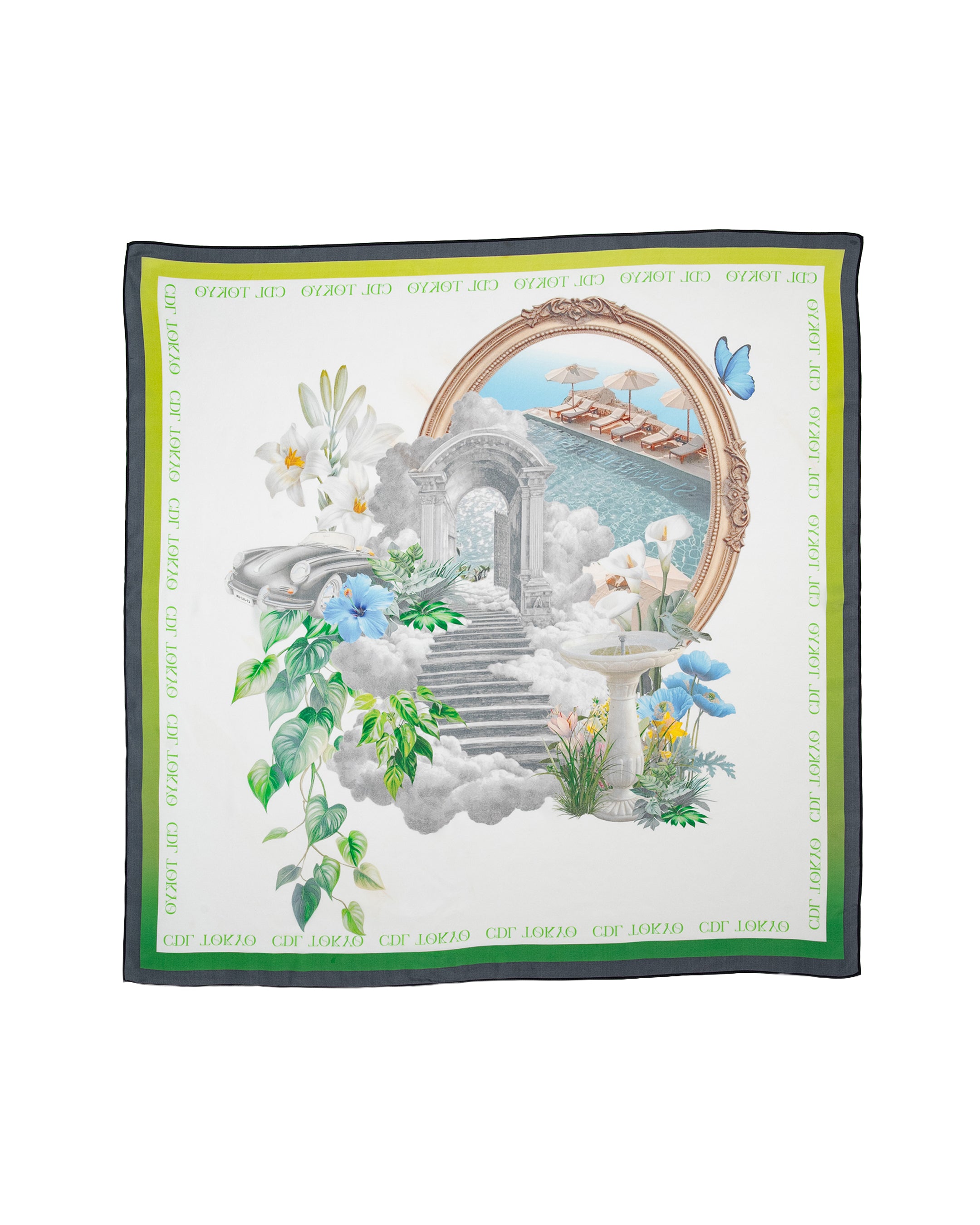 PRE-ORDER] CDL Graphic Silk Scarf – CDL TOKYO