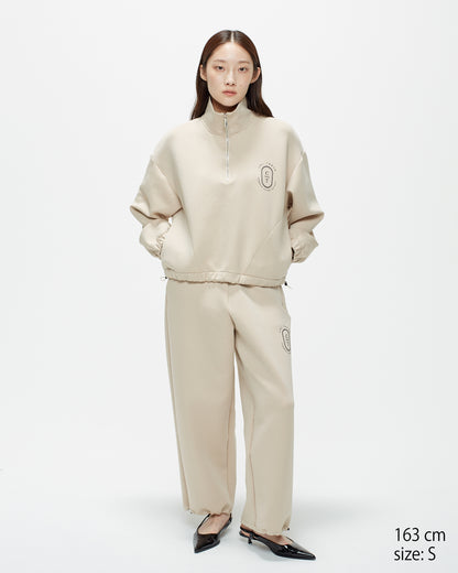 CDL Wide-Leg Jogger Pants